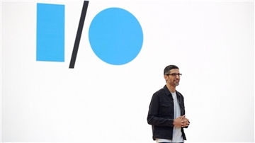 Google-Chef Sundar Pichai. Der Suchmaschinenriese startet eine KI-Offensive.