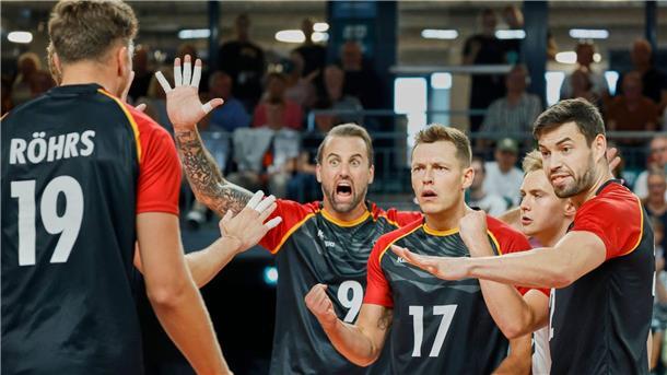Revanche: Deutsche Volleyballer gewinnen knappes Testspiel Grozer begann stark.
