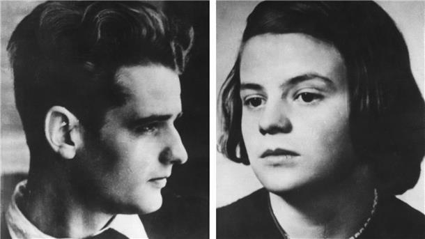 80. Todestag der Geschwister Scholl: „Es lebe die Freiheit“ Gründer der Widerstandsgruppe „Weiße Rose“ an der Münchner Universität: Hans und Sophie Scholl.