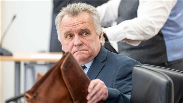Günther Krause im Landgericht Rostock.