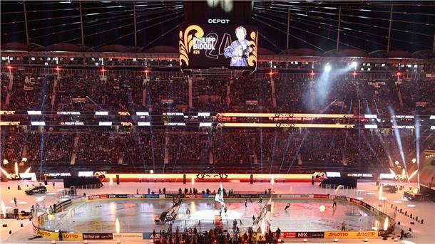 Gut 45.000 Fans sahen das DEL-Freiluft-Event in Frankfurt/Main.