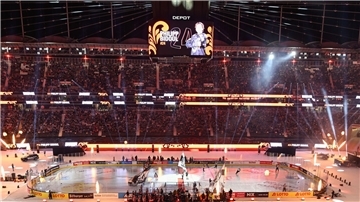 Gut 45.000 Fans sahen das DEL-Freiluft-Event in Frankfurt/Main.