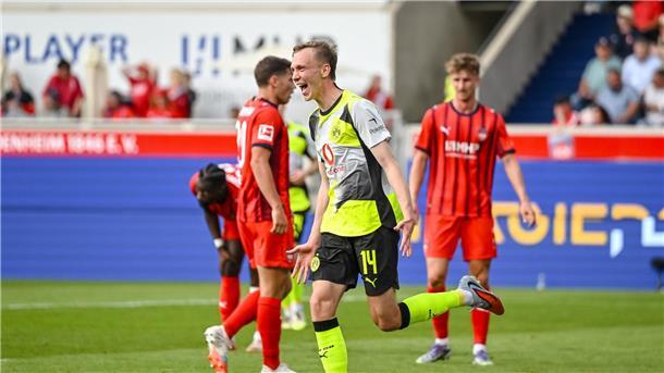 Guirassy trifft weiter: BVB besiegt dezimierte Heidenheimer Gut in Form: Dortmunds Nationalspieler Maximilian Beier.