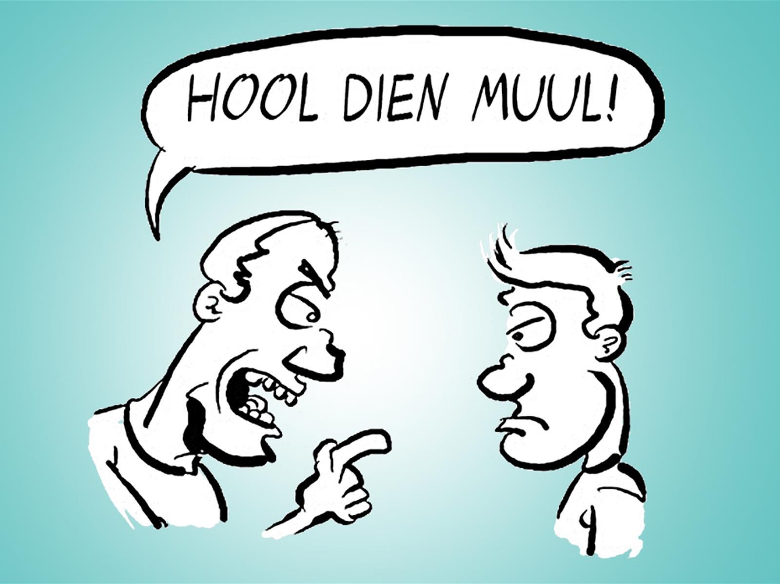 Halt deinen Mund!