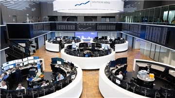 Handelssaal der Deutschen Börse 