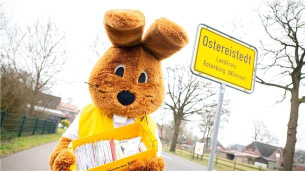Osterpostamt beantwortet 75.000 Briefe von Kindern „Hanni Hase“ beantwortete Briefe von Kindern aus 35 Ländern. (Archivbild)