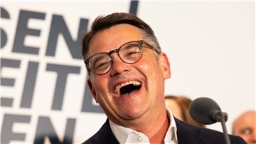 Hat als Wahlsieger Grund zur Freude: Boris Rhein (CDU), Ministerpräsident von Hessen.