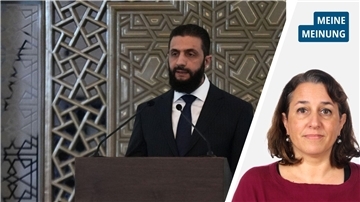 Kommentar von Mey Dudin zur Entwicklung in Syrien.