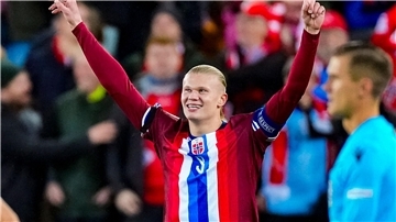 Hat doppelten Grund zum Jubel: Erling Haaland.