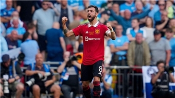 Hat einen Vetrag bei Manchester United bis 2027: Bruno Fernandes.