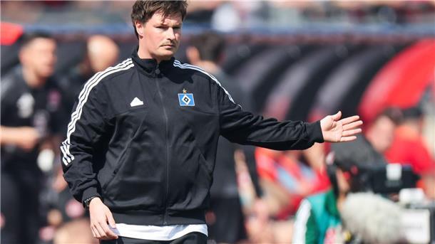 HSV-Trainer Polzin mahnt: „Wir werden nichts überhöhen“ Hat möglicherweise die Qual der Wahl: HSV-Cheftrainer Merlin Polzin vor dem Braunschweig-Spiel.