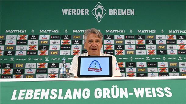Steffen verbreitet gute Werder-Laune Hat viel zu sagen: Werders neuer Trainer Horst Steffen.