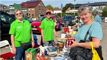 Flohmarkt-Szene