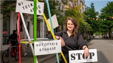 Heimat-Check: Marie Garms lebt gerne im Stadtteil Mitte. 