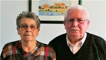 Helga und Johannes Thielen feiern heute ihre diamantene Hochzeit.
