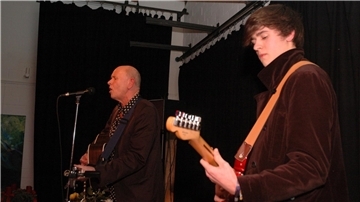 Helmut Debus und sein Sohn Jakob 