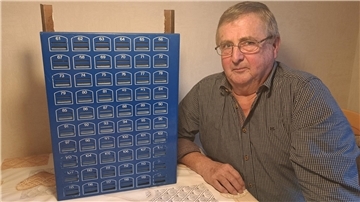 Helmut Staak aus Midlum vom Sparclub Einheit, der sich nun nach 100 Jahren aufgelöst hat. 