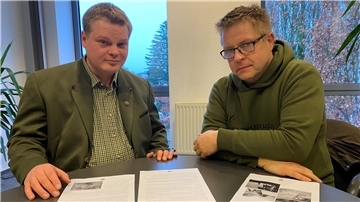 Hendrik Bardenhagen (links), Vorsitzender der Bremervörder Jägerschaft, und sein Stellvertreter Marcus Lütjen warnen vor den Folgen der geplanten Änderung des Niedersächsischen Jagdgesetzes.