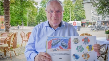 Henning Lühr und sein neues Kinderbuch "Mizi & Miguel".