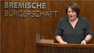 Henrike Müller leitet mit Philipp Bruck als Stellvertreter weiter die Bremer Fraktion der Grünen. (Archivbild)