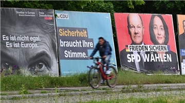 Heute schließen die Union, Grüne und Linke ihren Europawahlkampf ab.