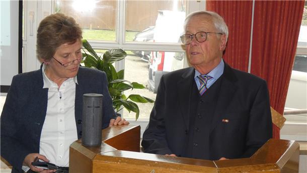 DRK-Ehrenmitglied Dr. Heike William und dessen Frau Maike