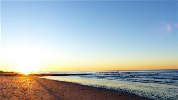 Sonnenuntergang am Strand