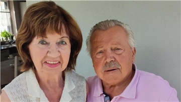 Hilda und Hartmut Schnabel können auf 60 Ehejahre zurückblicken.