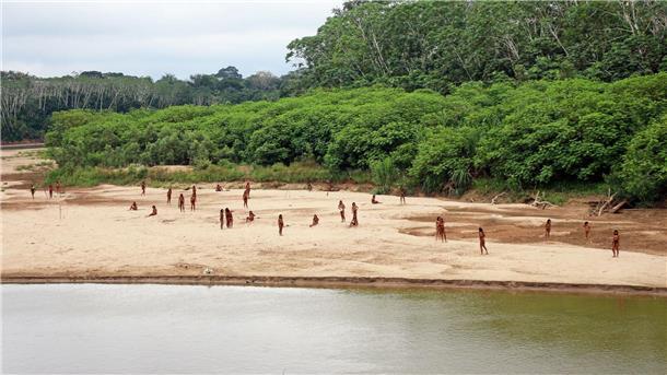 Unkontaktiertes Volk nahe Abholzungsgebiet in Peru gesichtet Holzfäller kommen den Indigenen gefährlich nahe.