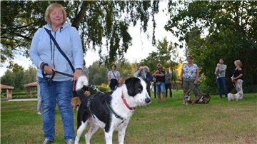 Barbara Wegmann mit ihrem Leo
