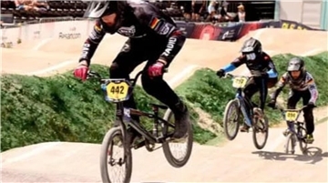 Ian Henke ist bei der BMX-Race-Europameisterschaft im französischem Besançon am Start gewesen.