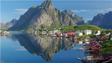 Idylle im hohen Norden: die norwegischen Lofoten.