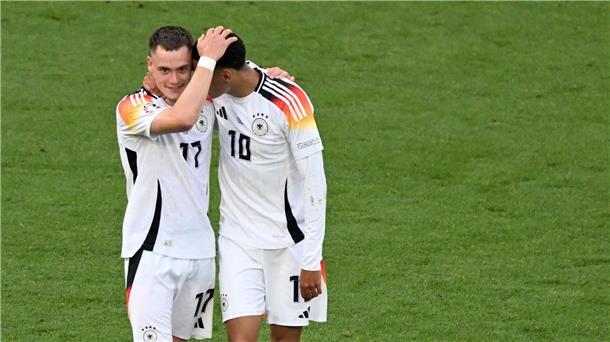 Das EM-Zeugnis der DFB-Spieler: Zukunfts-Trumpf „Wusiala“ Ihnen gehört die Zukunft: Deutschlands Florian Wirtz (l) und Jamal Musiala.