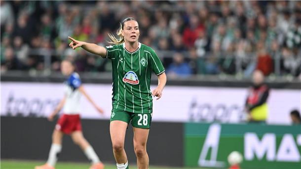 Ihr gelang der Ausgleich gegen RB Leipzig: Juliane Wirtz von Werder Bremen (Archivbild)