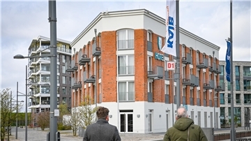 Hotel Im Jaich am Neuen Hafen Bremerhaven. 