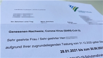 Im Cuxland sind die Genesenen-Nachweise schon auf dem Weg, in Bremerhaven sollen sie spätestens nächste Woche kommen.