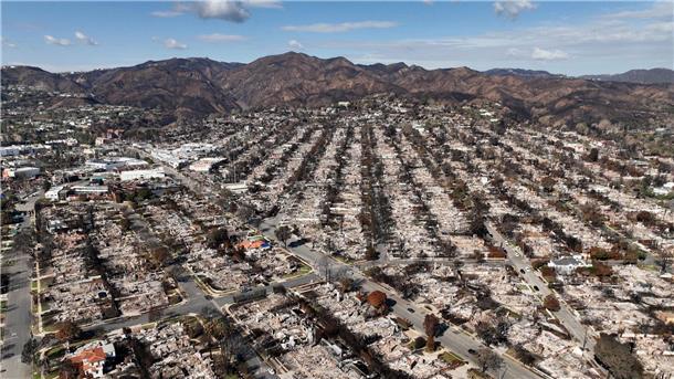 Im Januar hatten verheerende Brände ganze Viertel von Los Angeles verwüstet. (Archivbild)