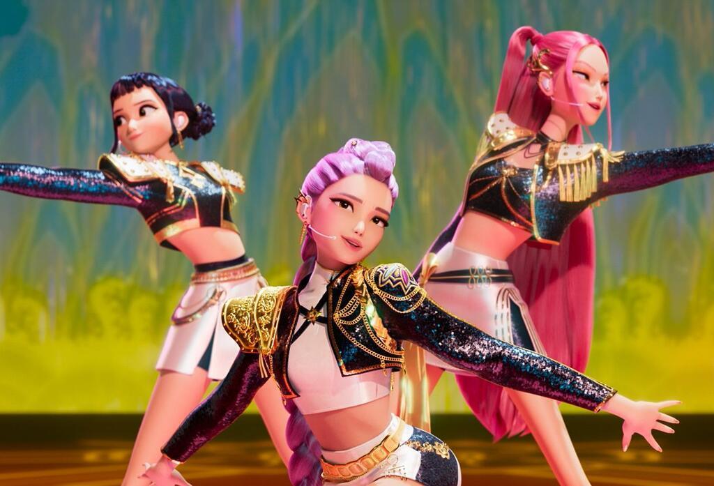 Im Netflix-Hit „KPop Demon Hunters“ geht es um die Band Huntrix - hier von links nach rechts: Zoey, Rumi und Mira.