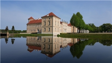 Im Schloss Rheinsberg ist das Kurt Tucholsky Literaturmuseum beheimatet.