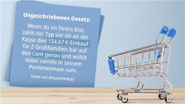 Im Supermarkt erlebt man so einiges...