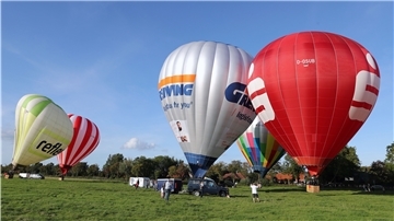 Im Vorjahr waren die Bedingungen für die Ballonfahrten perfekt. Die Piloten hoffen in diesem Jahr auf ähnlich gutes Wetter.
