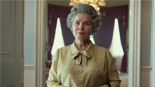 Neue „The Crown“-Staffel kommt für Charles zur Unzeit Imelda Staunton spielt in der fünften Staffel der Netflix-Serie „The Crown“ Königin Elizabeth II.