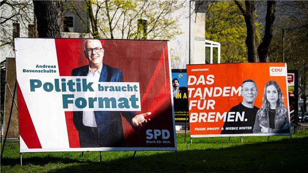 Bremen vor der Wahl - Kleinstes Bundesland beendet Wahlkampf In Bremen kämpfen SPD und CDU um die meisten Stimmen in der Bürgerschaft.