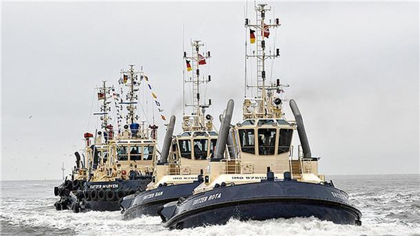 Svitzer-Schlepper vor Bremerhaven