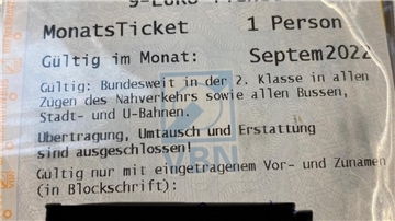 In Bremerhaven sind versehentlich 9-Euro-Tickets für September verkauft worden. 