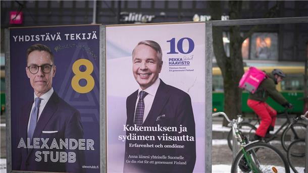 In der ersten Wahlrunde erhielten der konservative Stubb und der Grünen-Politiker Haavisto vor zwei Wochen die meisten Stimmen der neun Kandidatinnen und Kandidaten.