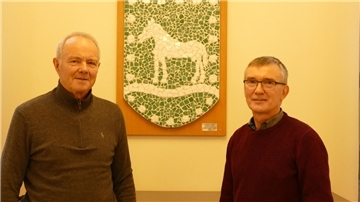 Wilfried Rodiek und Rainer Block sind Schiedspersonen in der Gemeinde Loxstedt