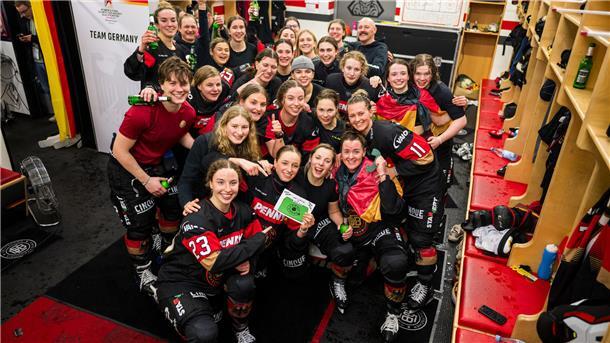 In der Kabine der Fischtown Pinguins wurde ausgelassen gefeiert.