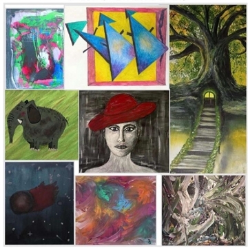 In der nächsten Ausstellung des Malstudios „Freie Vögel" sind Karen Baron, Monika Dreyer, Marion Markowski, Pauline Mahro, Heike Rimkus, Jana Schluckebier, Elke Schmidt und Irmgard Schöning.