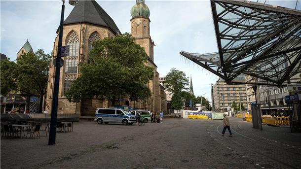 In der Nähe der Reinoldikirche kam es zu einem tragischen Polizei-Einsatz.